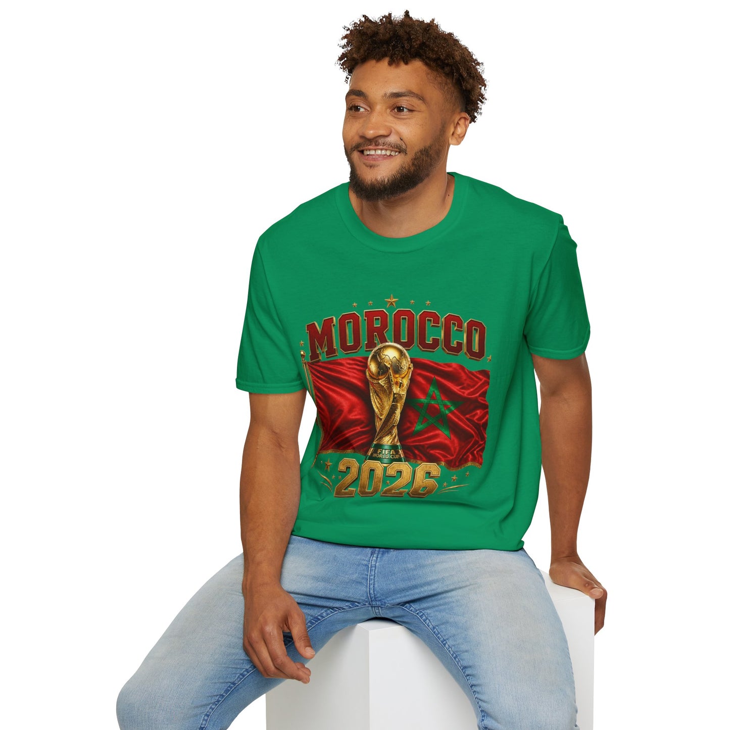 Morocco 2026 World Cup T-Shirt — Football World Cup Soccer Fan Tee