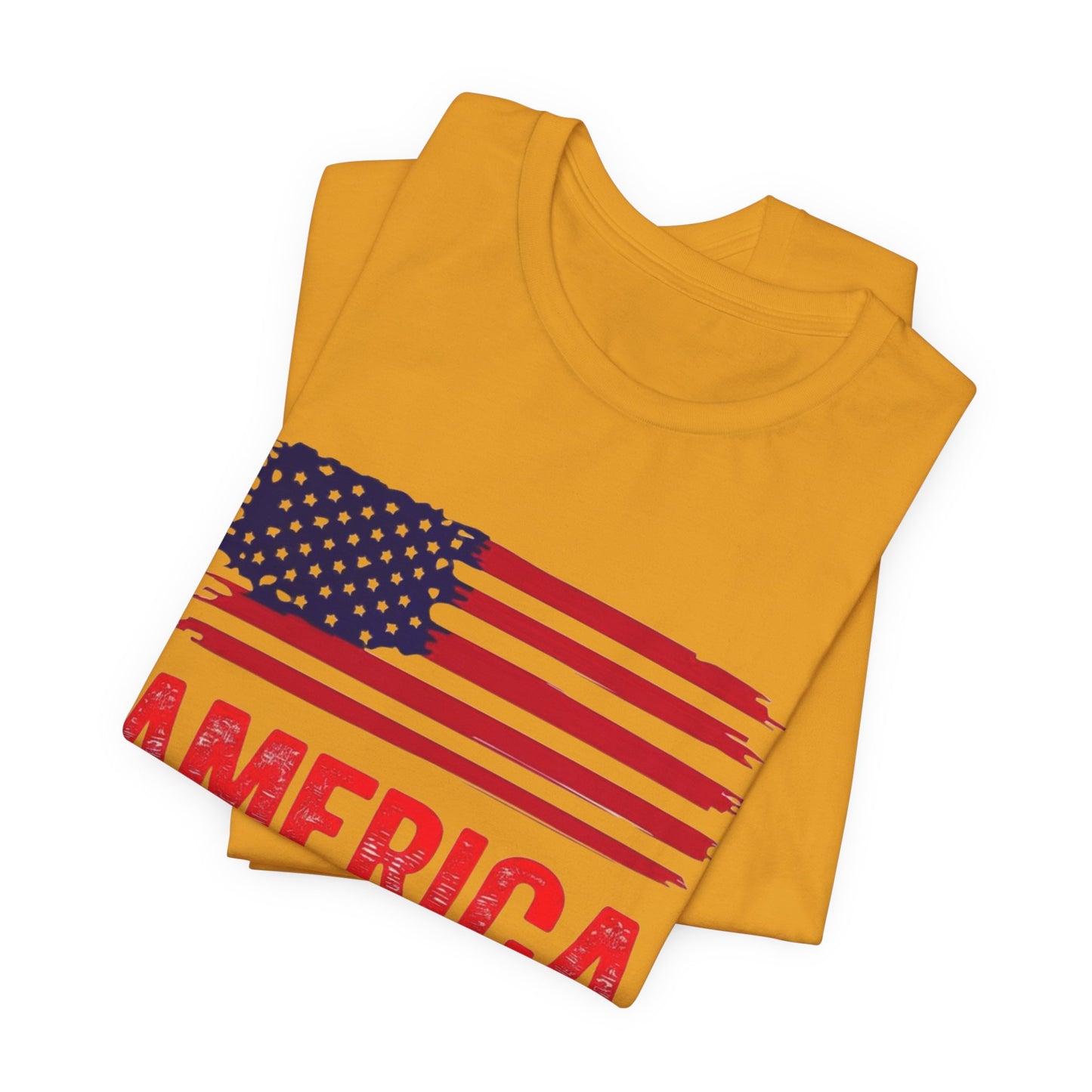 America Babe T-Shirt — Patriotic 4th of July Flag Tee