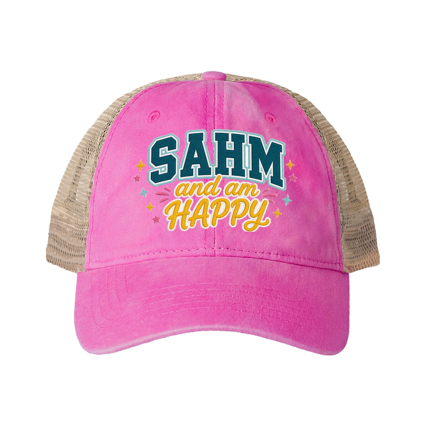 Women's Washed Mesh-Back Cap