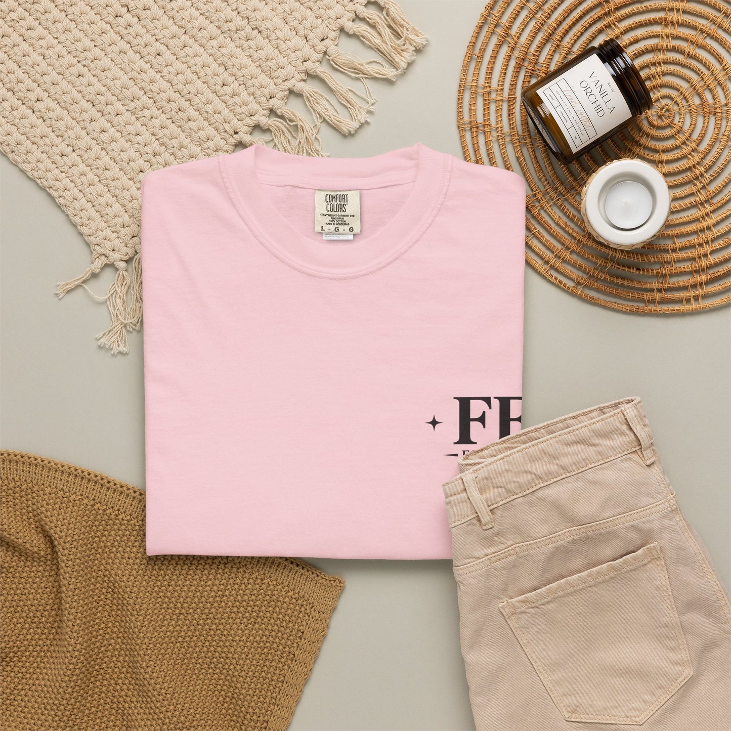 Floral Beach Vibes T-Shirt — Colorful Daisy & Palm Graphic Tee