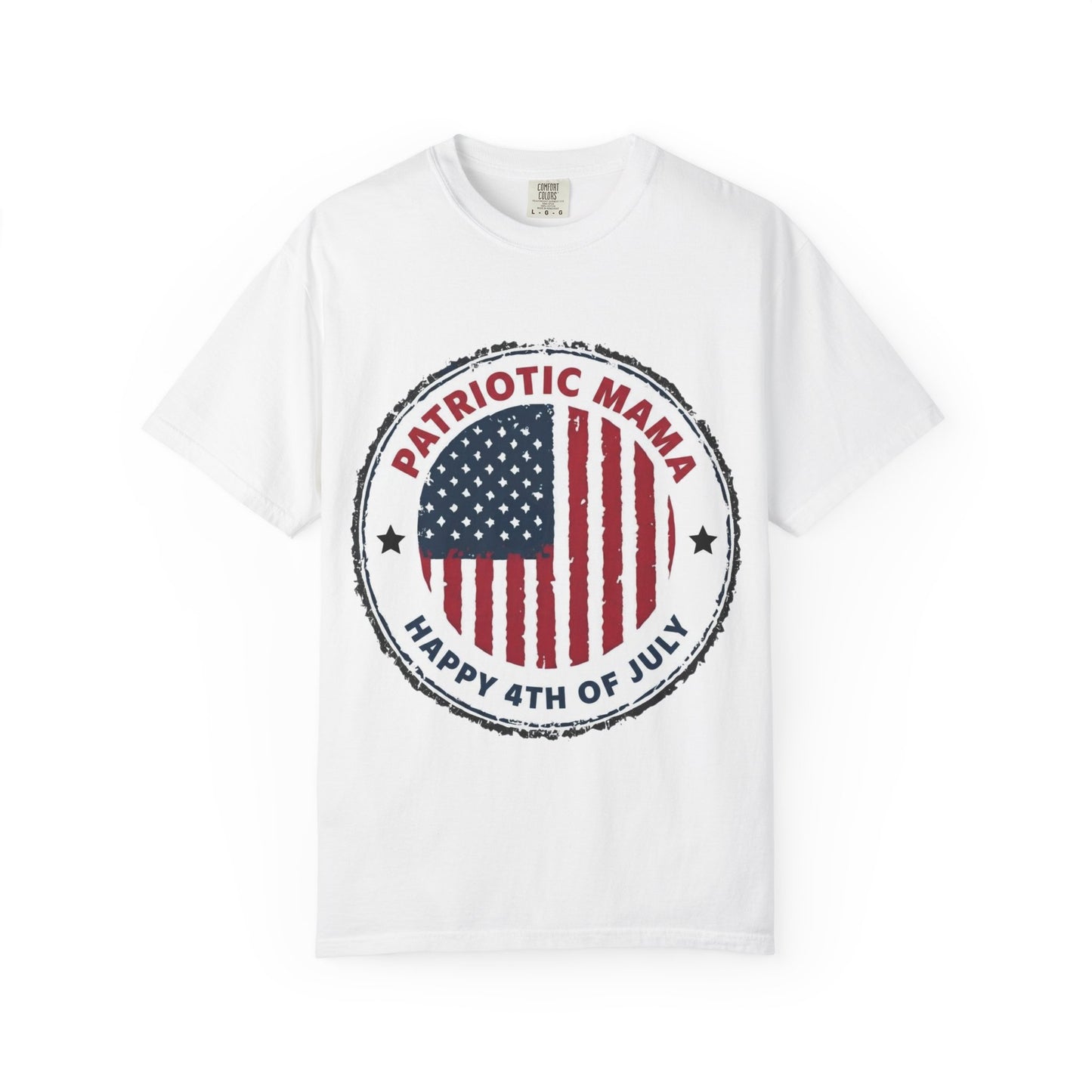 Patriotic Mama T-Shirt — Happy 4th of July American Flag Tee