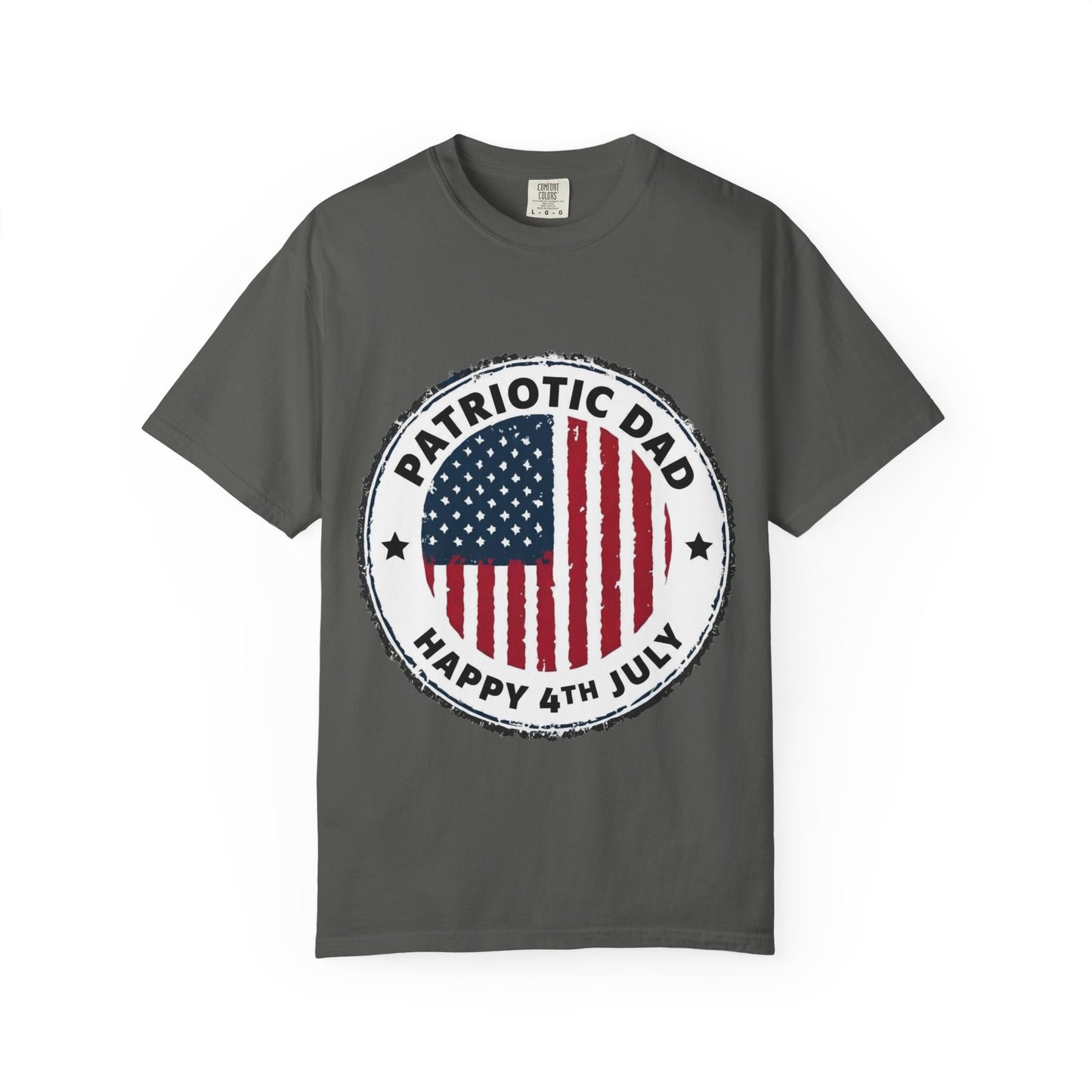 Patriotic Dad T-Shirt — Happy 4th of July American Flag Tee