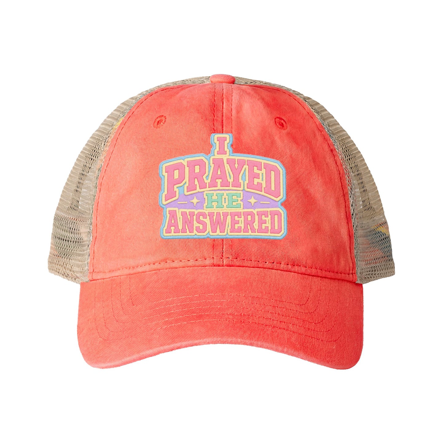 Women's Washed Mesh-Back Cap