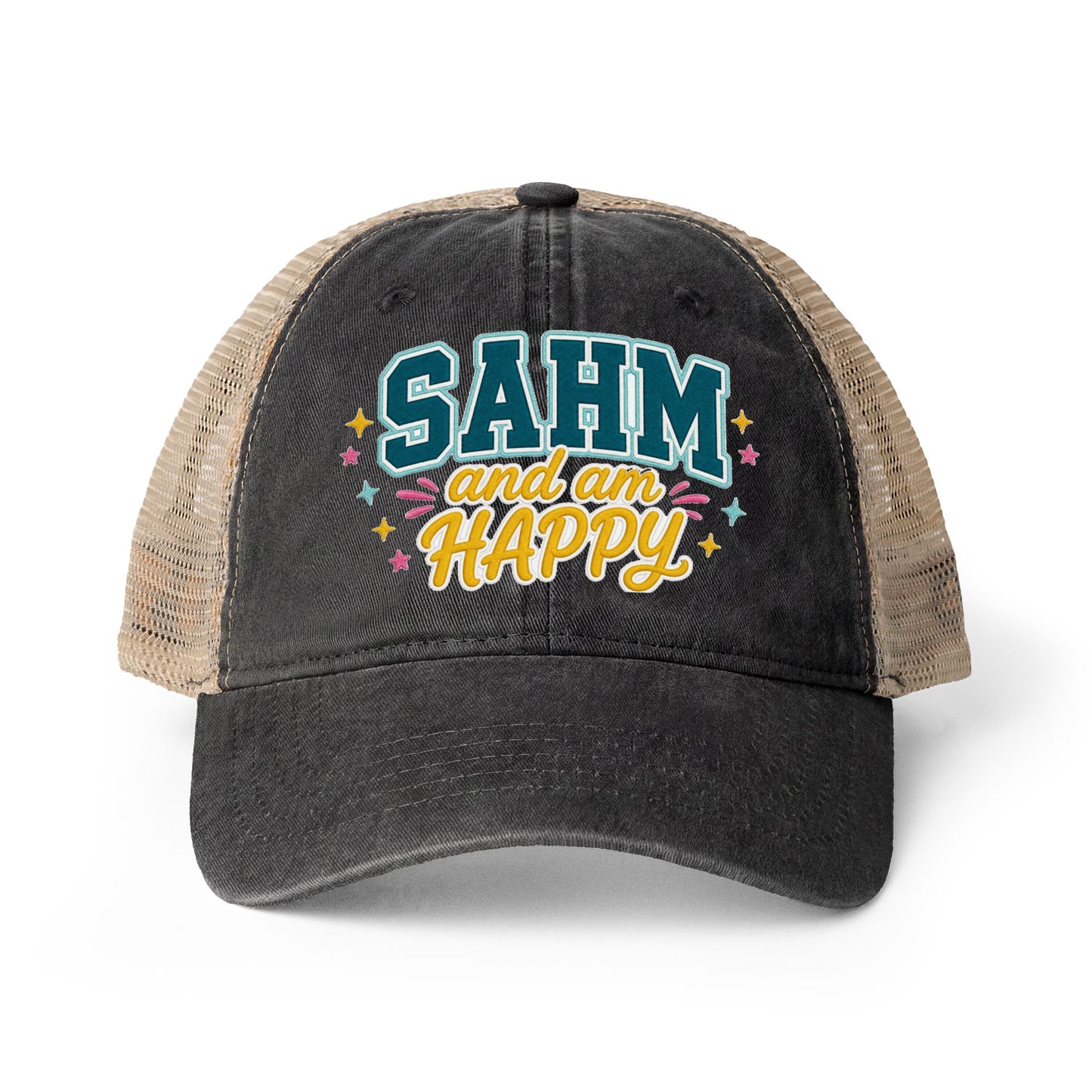 Women's Washed Mesh-Back Cap