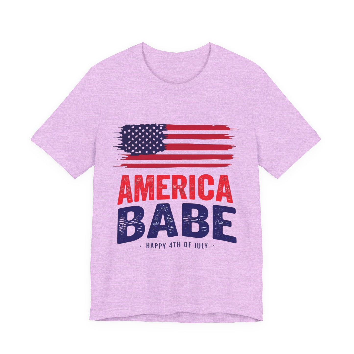 America Babe T-Shirt — Patriotic 4th of July Flag Tee