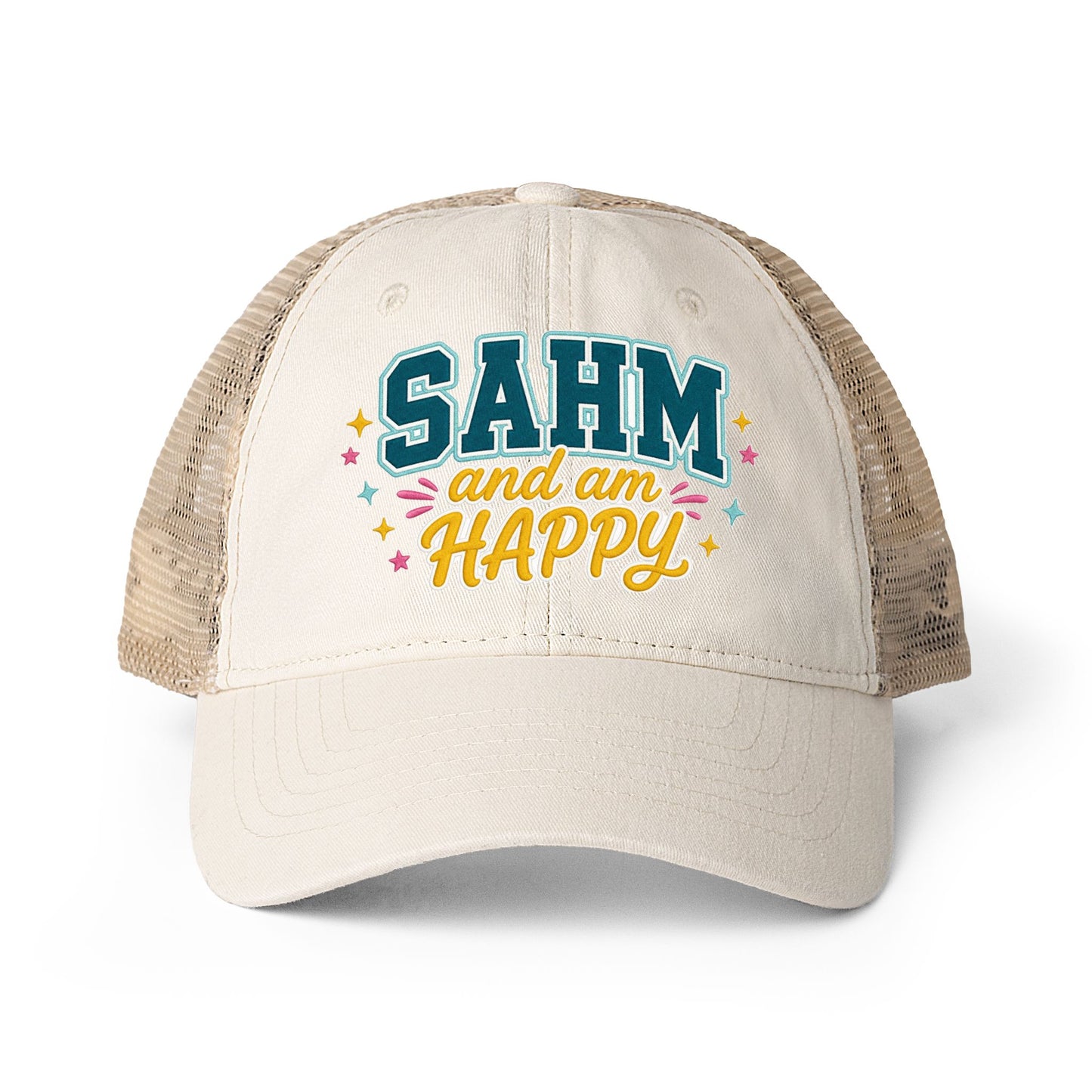 Women's Washed Mesh-Back Cap