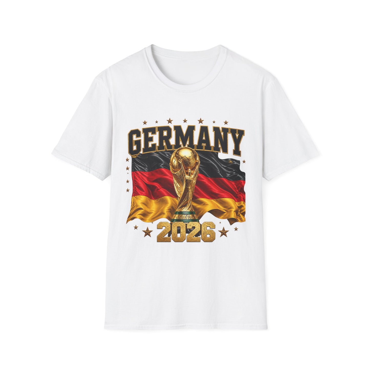 Germany World Cup 2026 T-Shirt — German Flag & Trophy Soccer Fan Tee