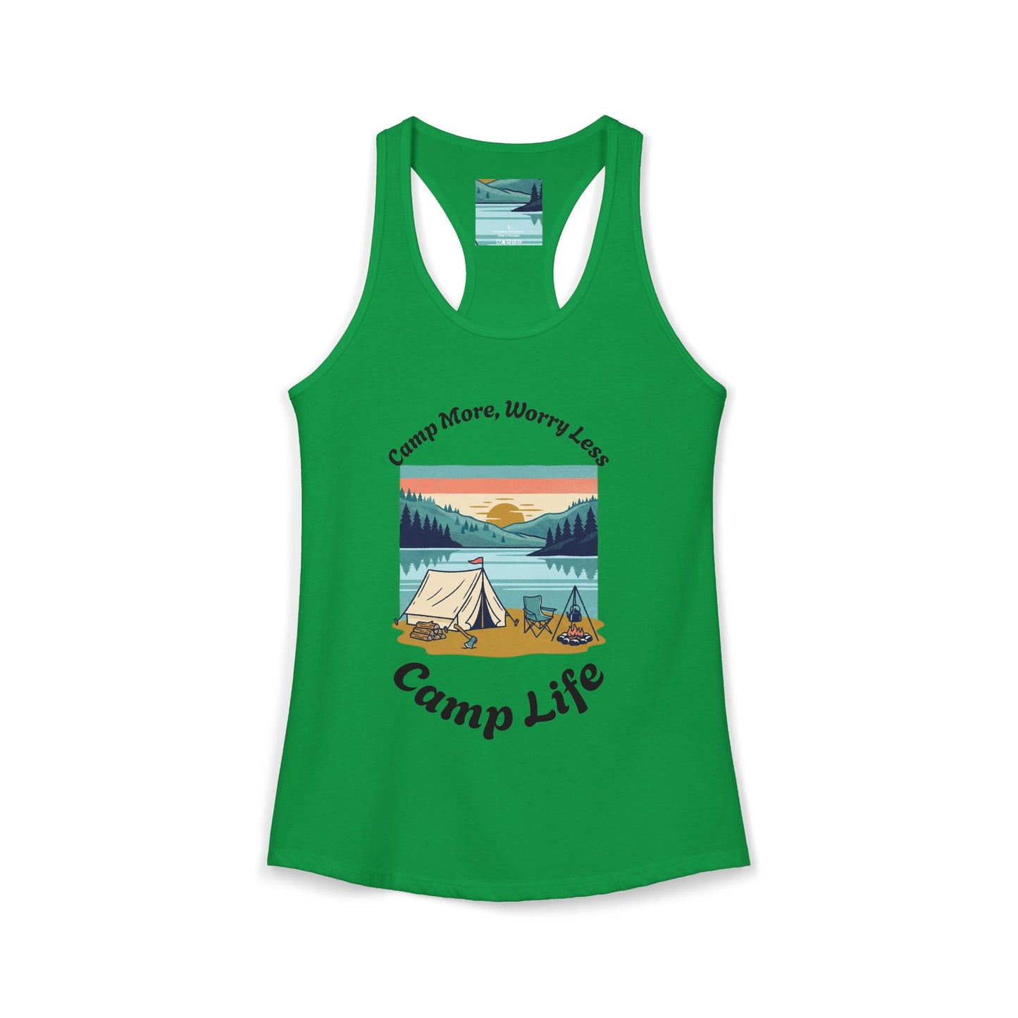 Women's "Camp Life" Ideal Racerback Tank