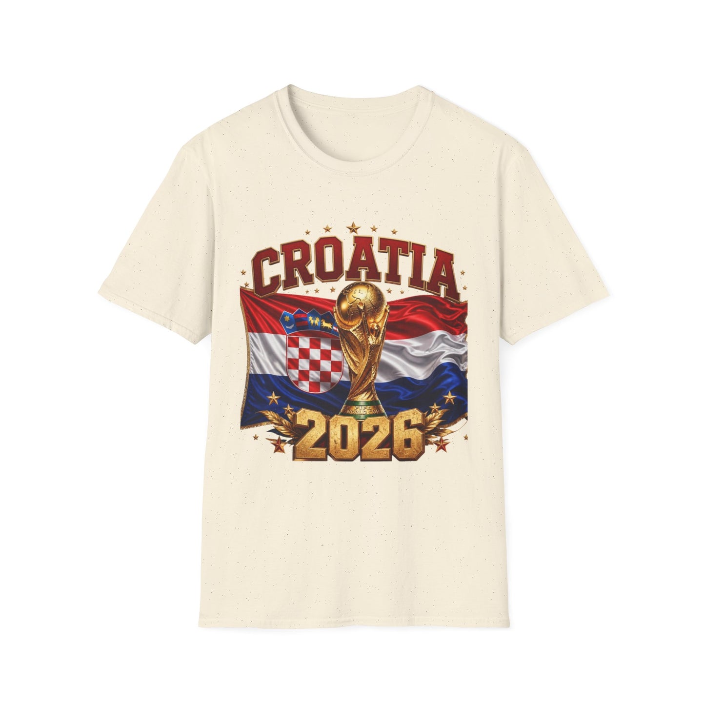 Croatia 2026 World Cup T-Shirt – FIFA Trophy Football Fan Tee