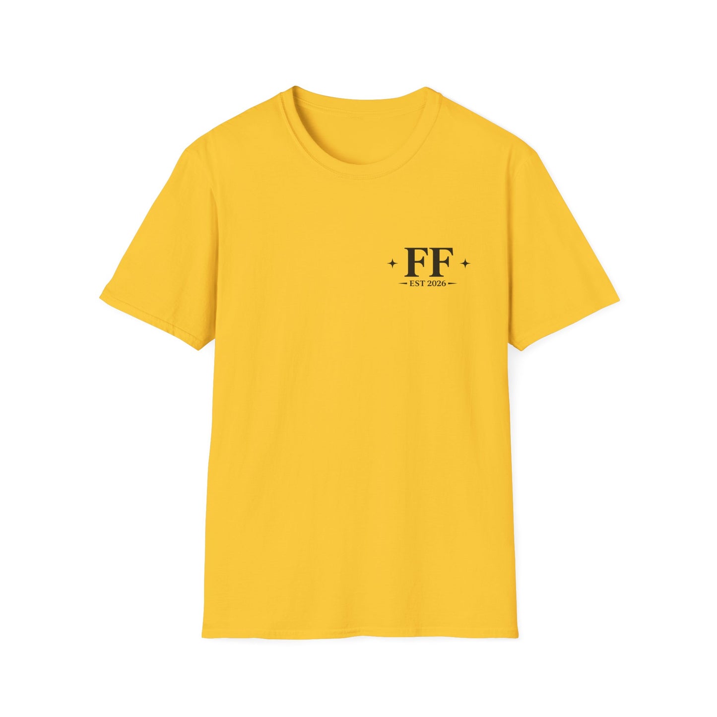 4ht of July FF Est. 2026 Minimal Logo T‑Shirt