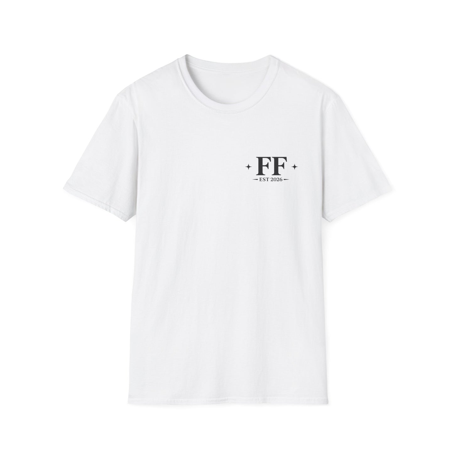 4ht of July FF Est. 2026 Minimal Logo T‑Shirt