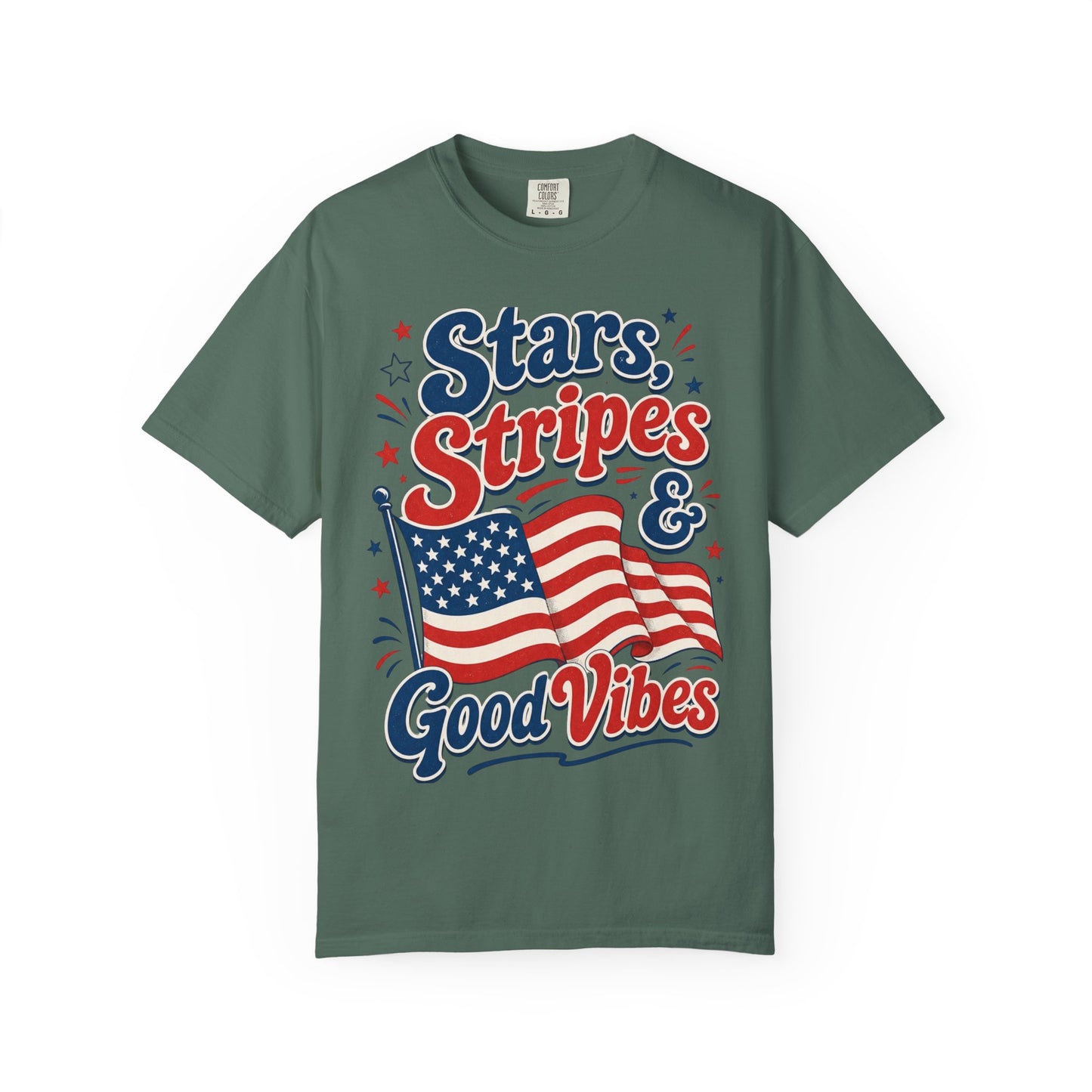Stars, Stripes & Good Vibes T‑Shirt