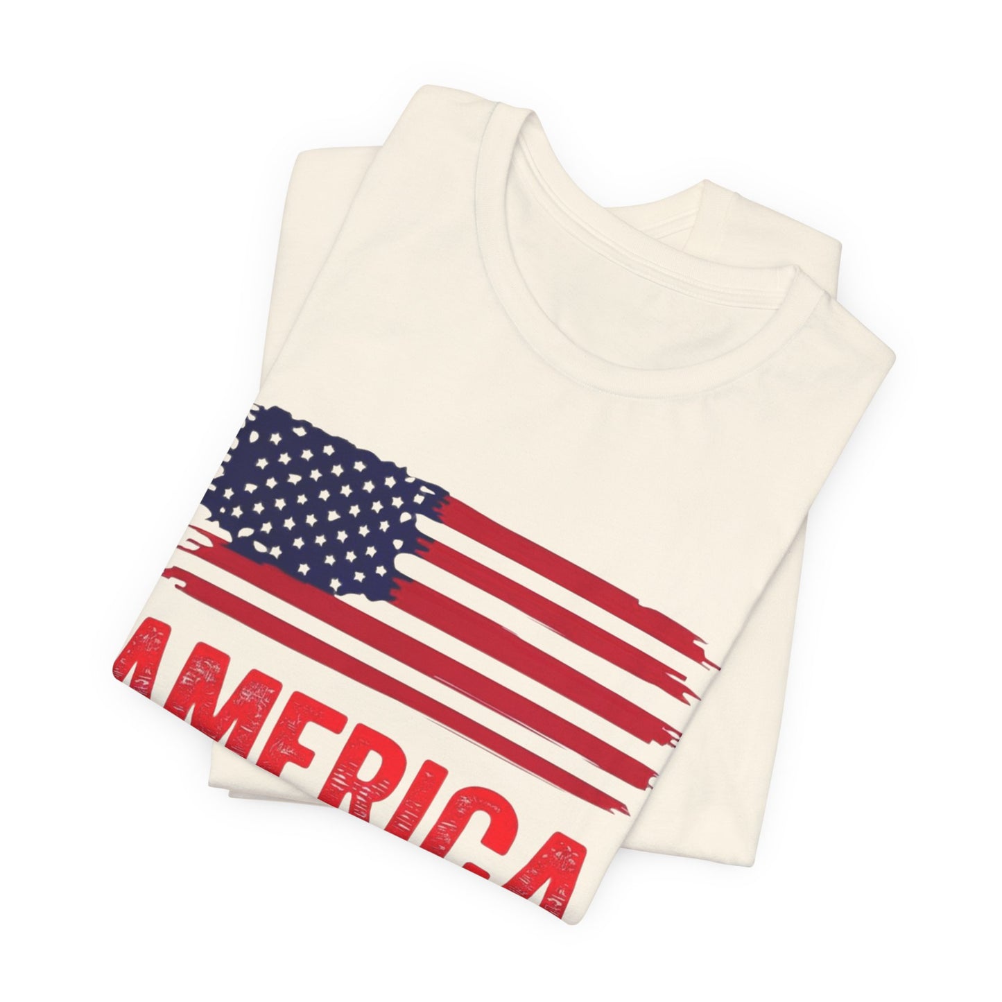 America Babe T-Shirt — Patriotic 4th of July Flag Tee