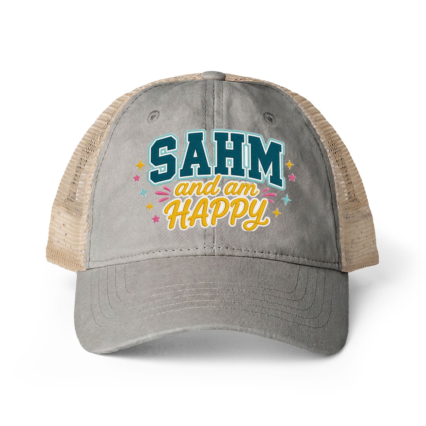 Women's Washed Mesh-Back Cap