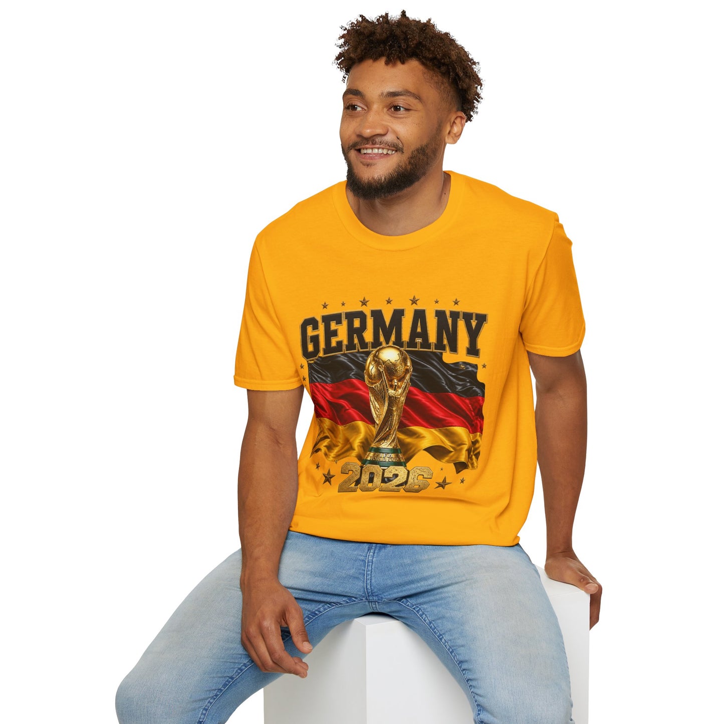 Germany World Cup 2026 T-Shirt — German Flag & Trophy Soccer Fan Tee