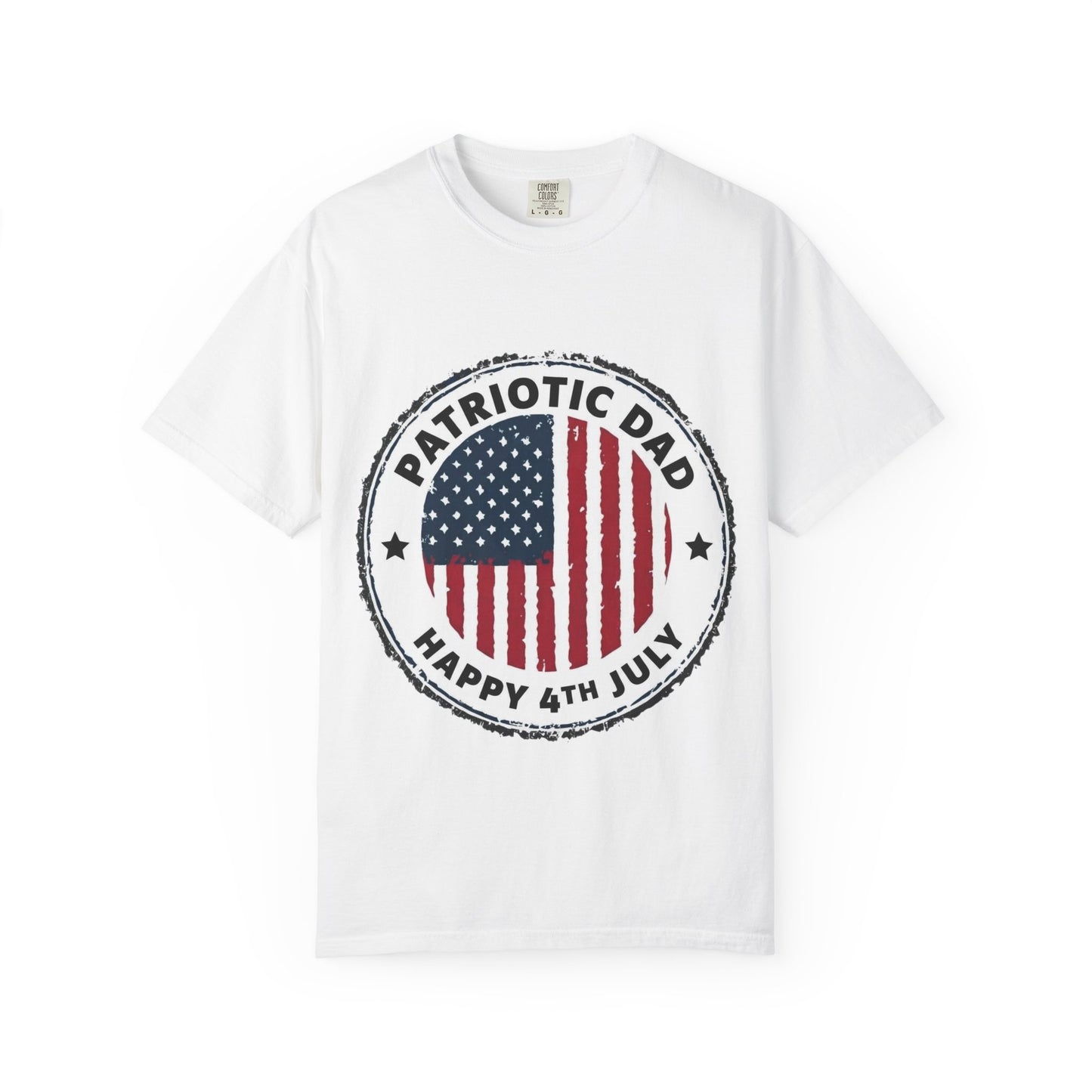 Patriotic Dad T-Shirt — Happy 4th of July American Flag Tee