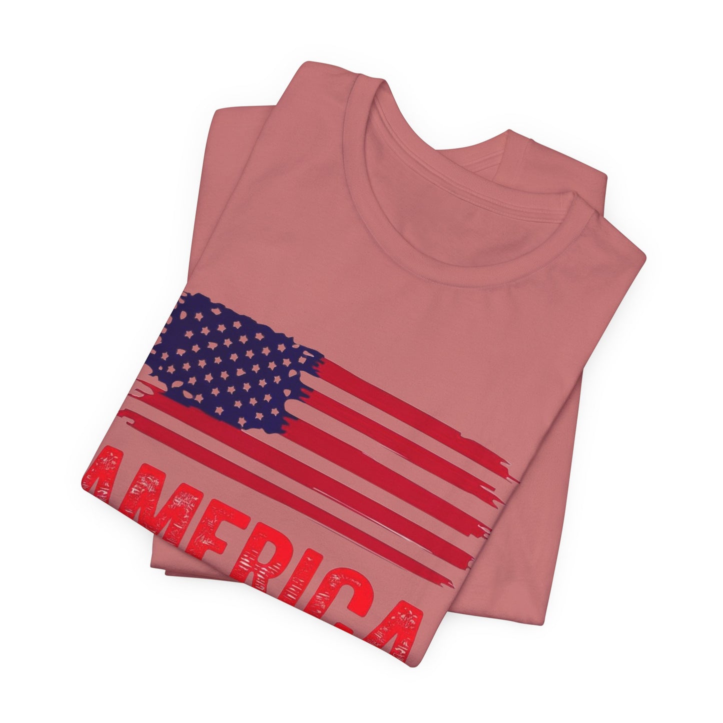 America Babe T-Shirt — Patriotic 4th of July Flag Tee
