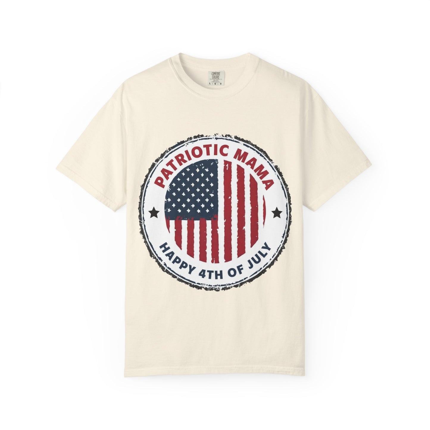 Patriotic Mama T-Shirt — Happy 4th of July American Flag Tee