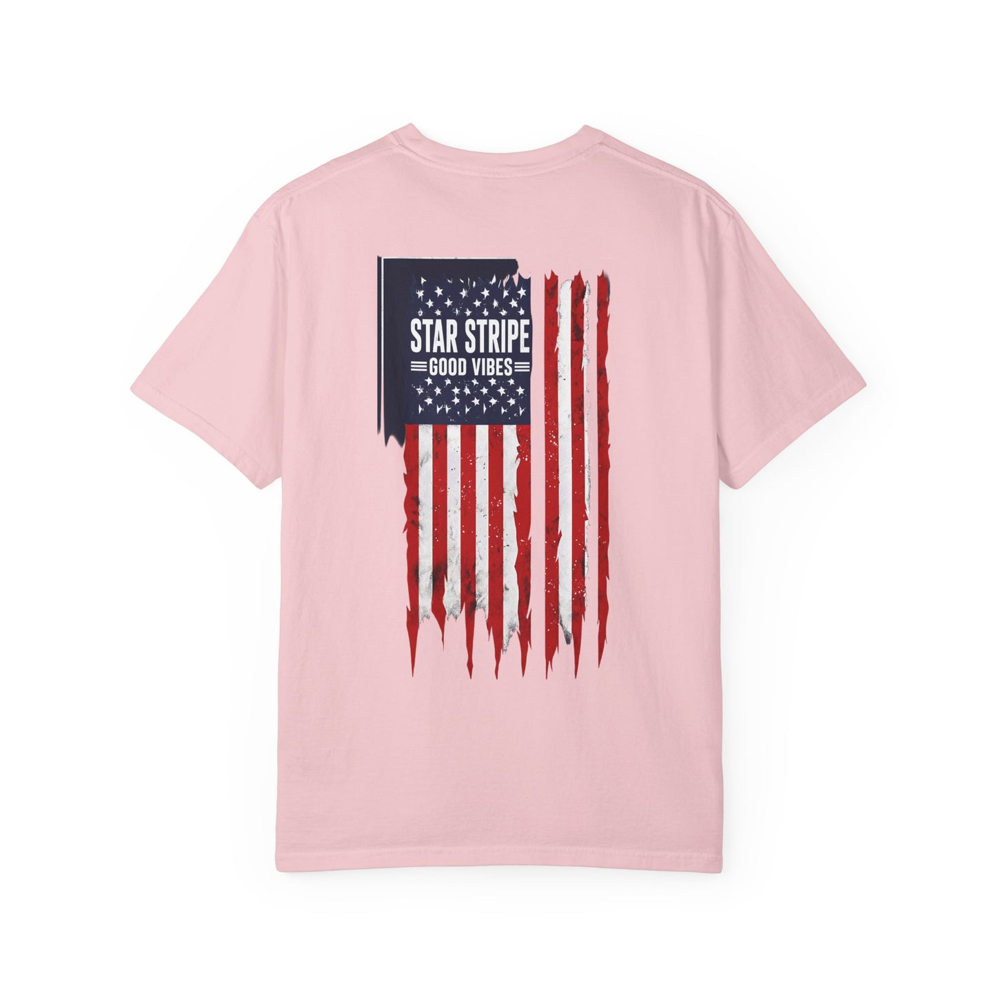 Patriotic "Star Stripe Good Vibes" T-Shirt