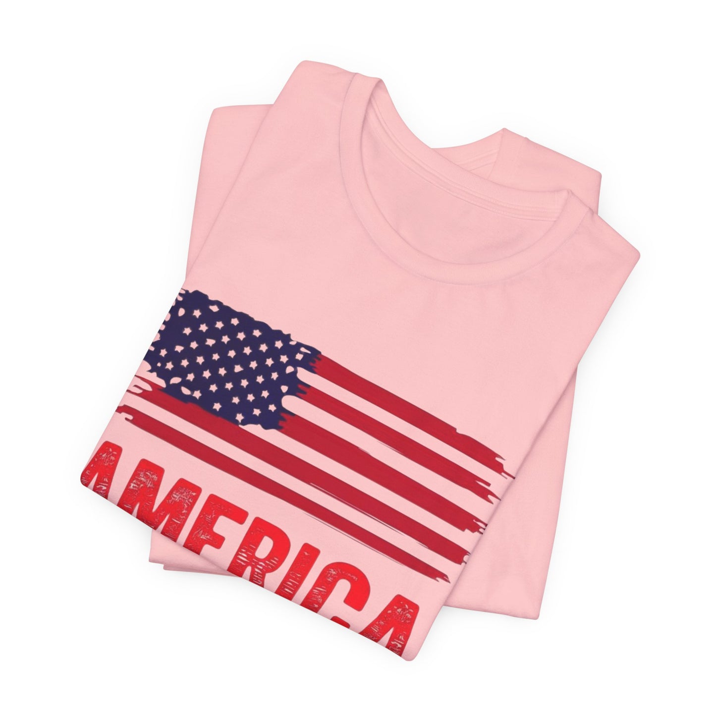 America Babe T-Shirt — Patriotic 4th of July Flag Tee