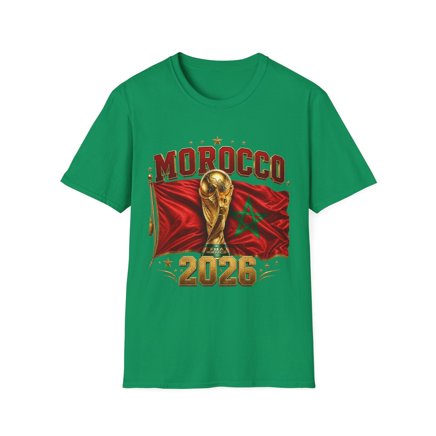 Morocco 2026 World Cup T-Shirt — Football World Cup Soccer Fan Tee