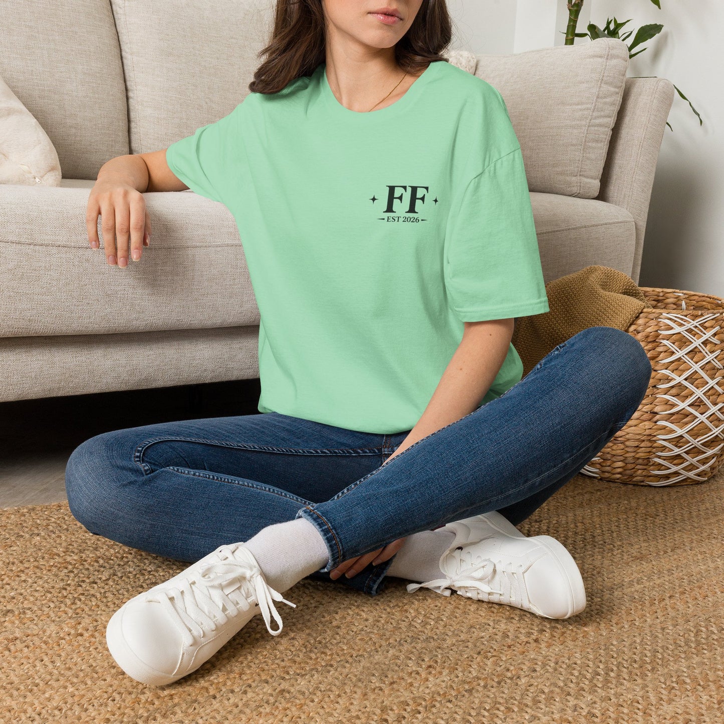 FF Est. 2026 Minimal Logo T-Shirt — Monogram Casual Tee