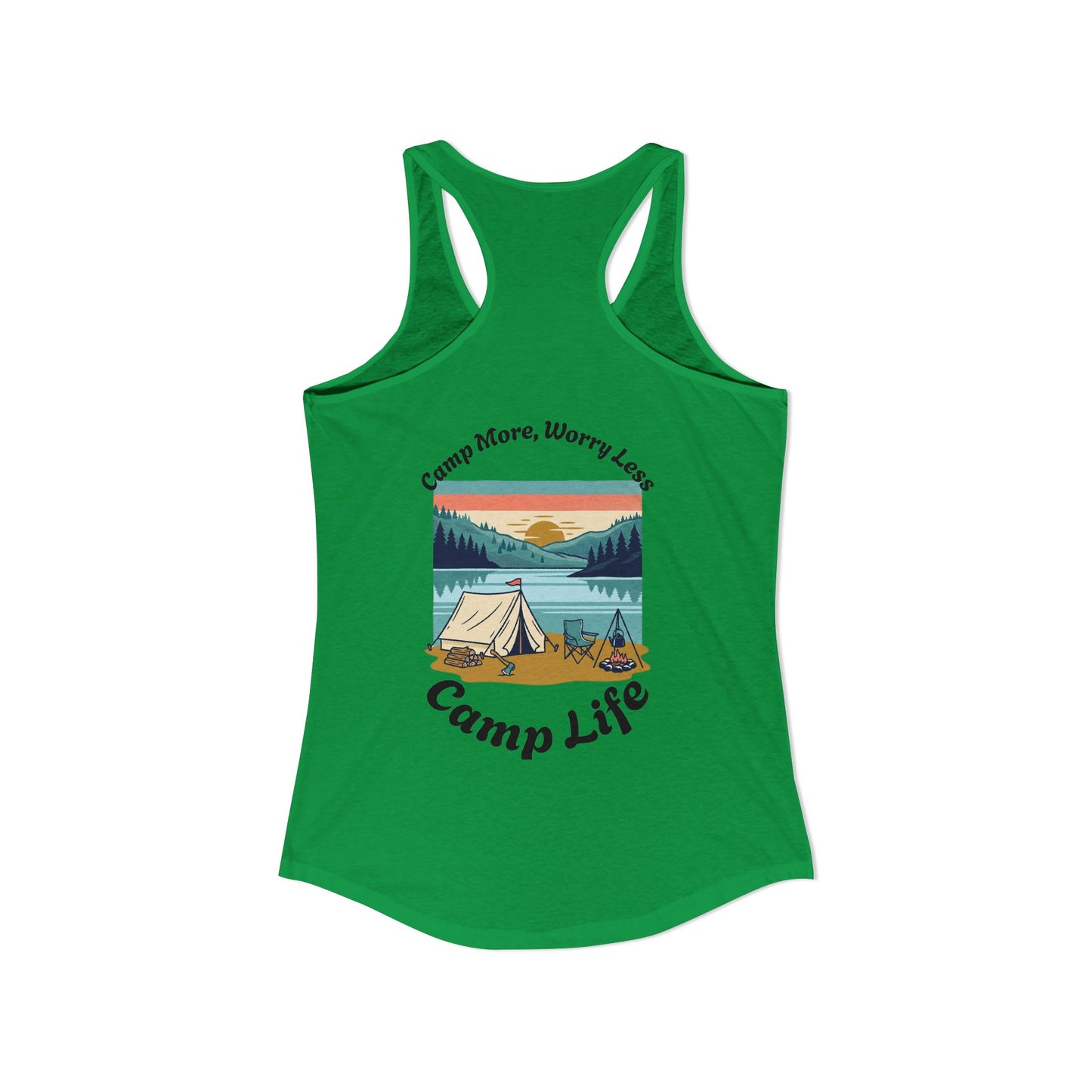 Women's "Camp Life" Ideal Racerback Tank
