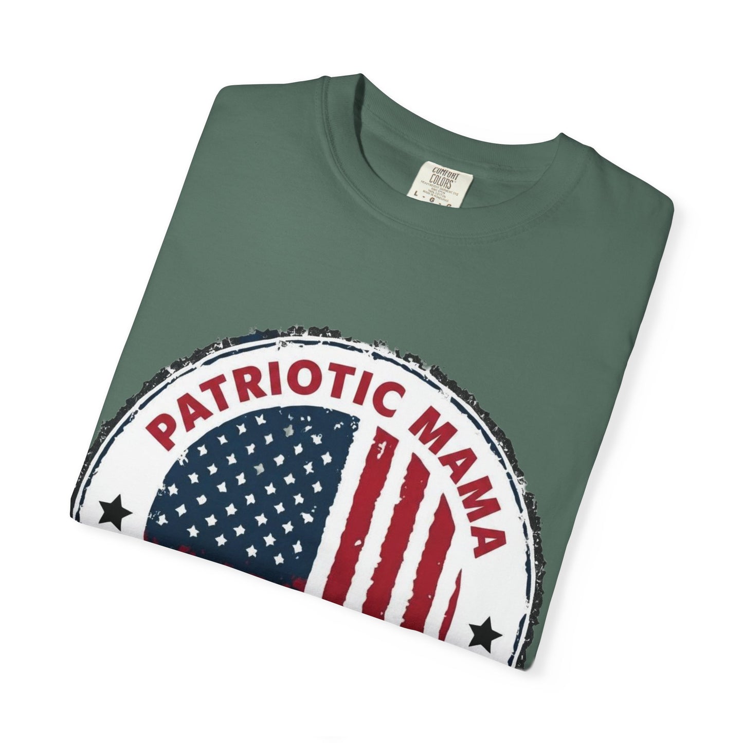 Patriotic Mama T-Shirt — Happy 4th of July American Flag Tee