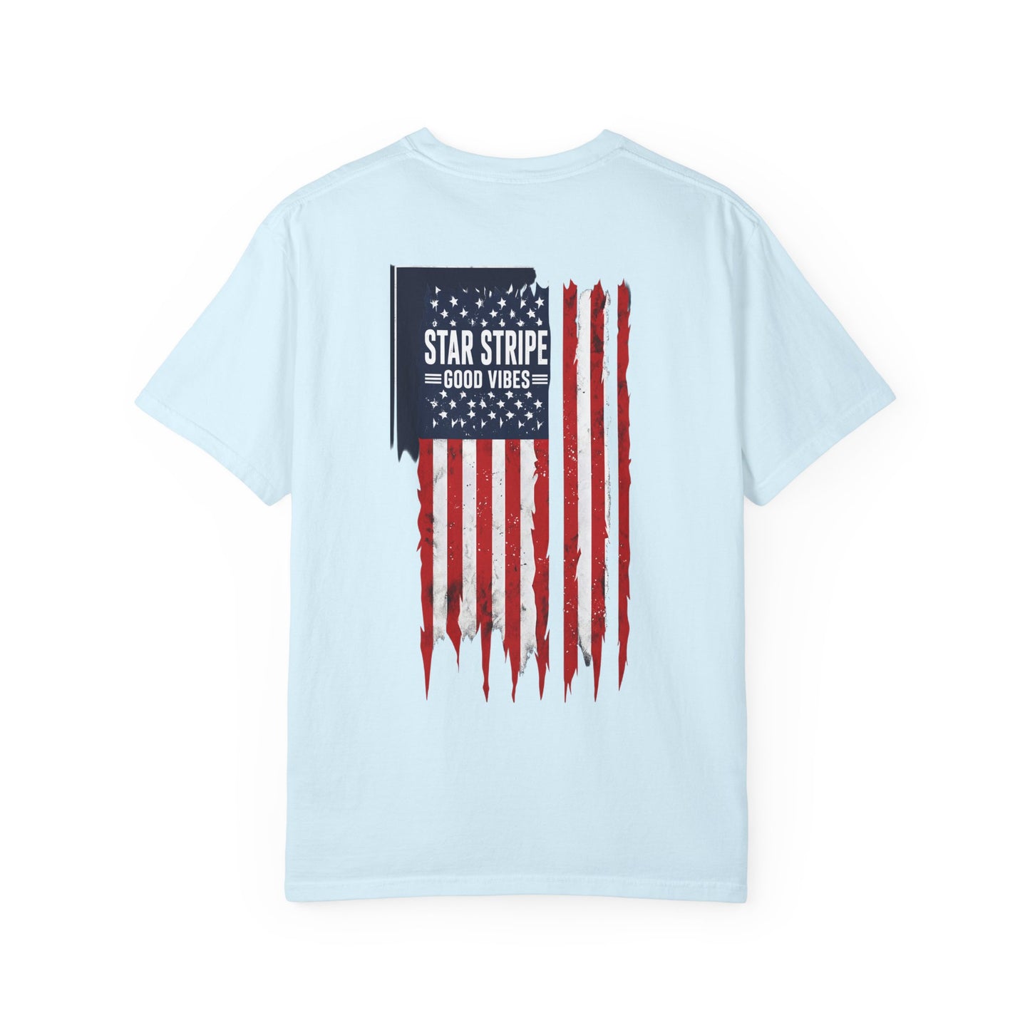 Patriotic "Star Stripe Good Vibes" T-Shirt