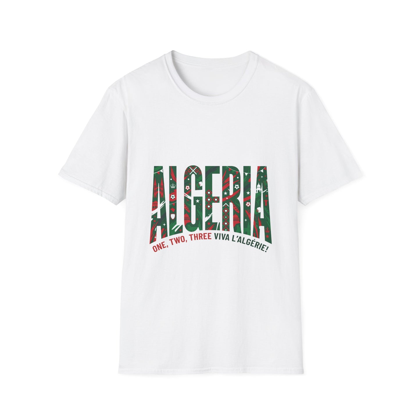 Algeria Flag Graphic T-Shirt — Viva L'Algérie Patriotic Tee