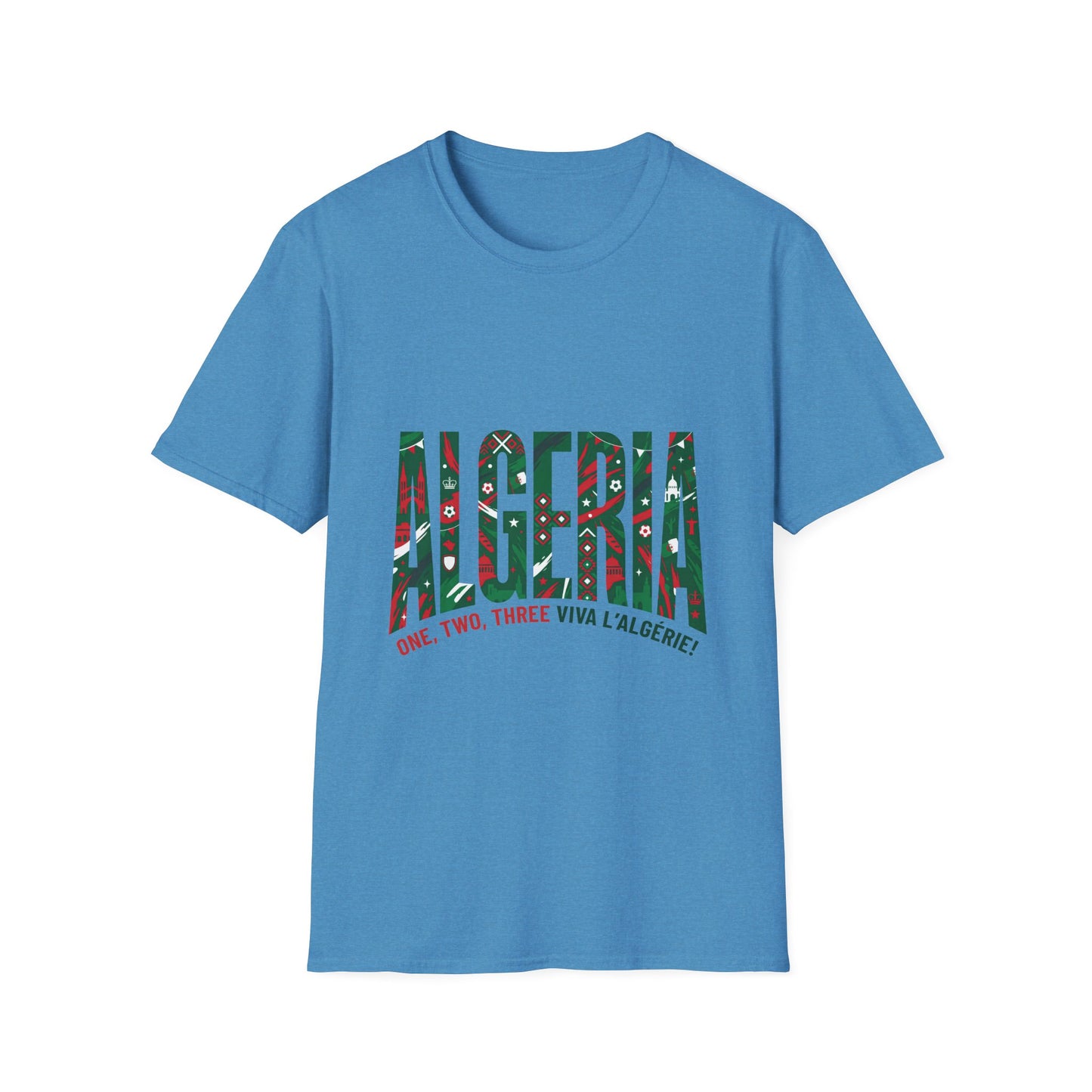 Algeria Flag Graphic T-Shirt — Viva L'Algérie Patriotic Tee