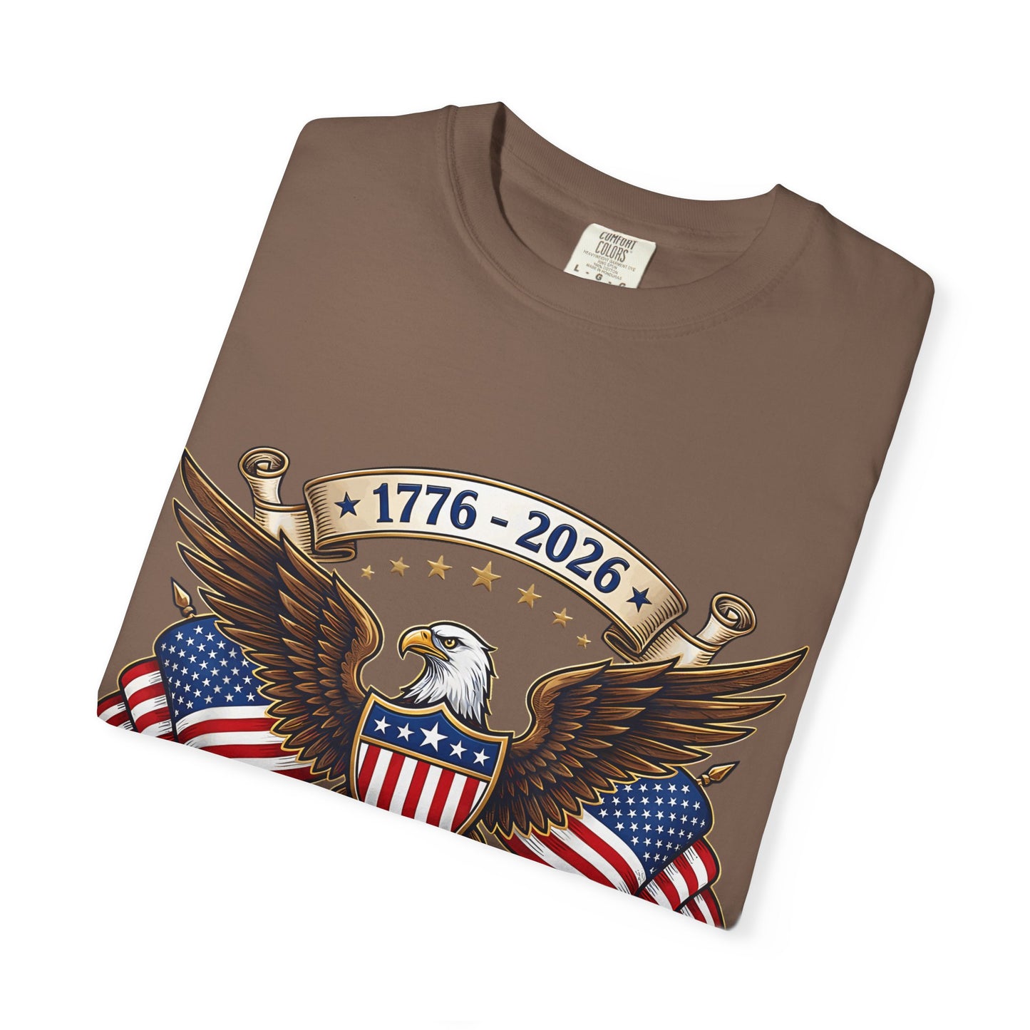 250th USA Anniversary Eagle T-Shirt — 1776–2026 Patriotic American Flag Tee