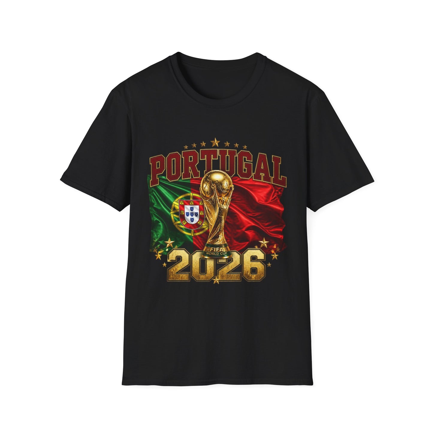 Portugal 2026 World Cup T-Shirt — Football World Trophy Tee