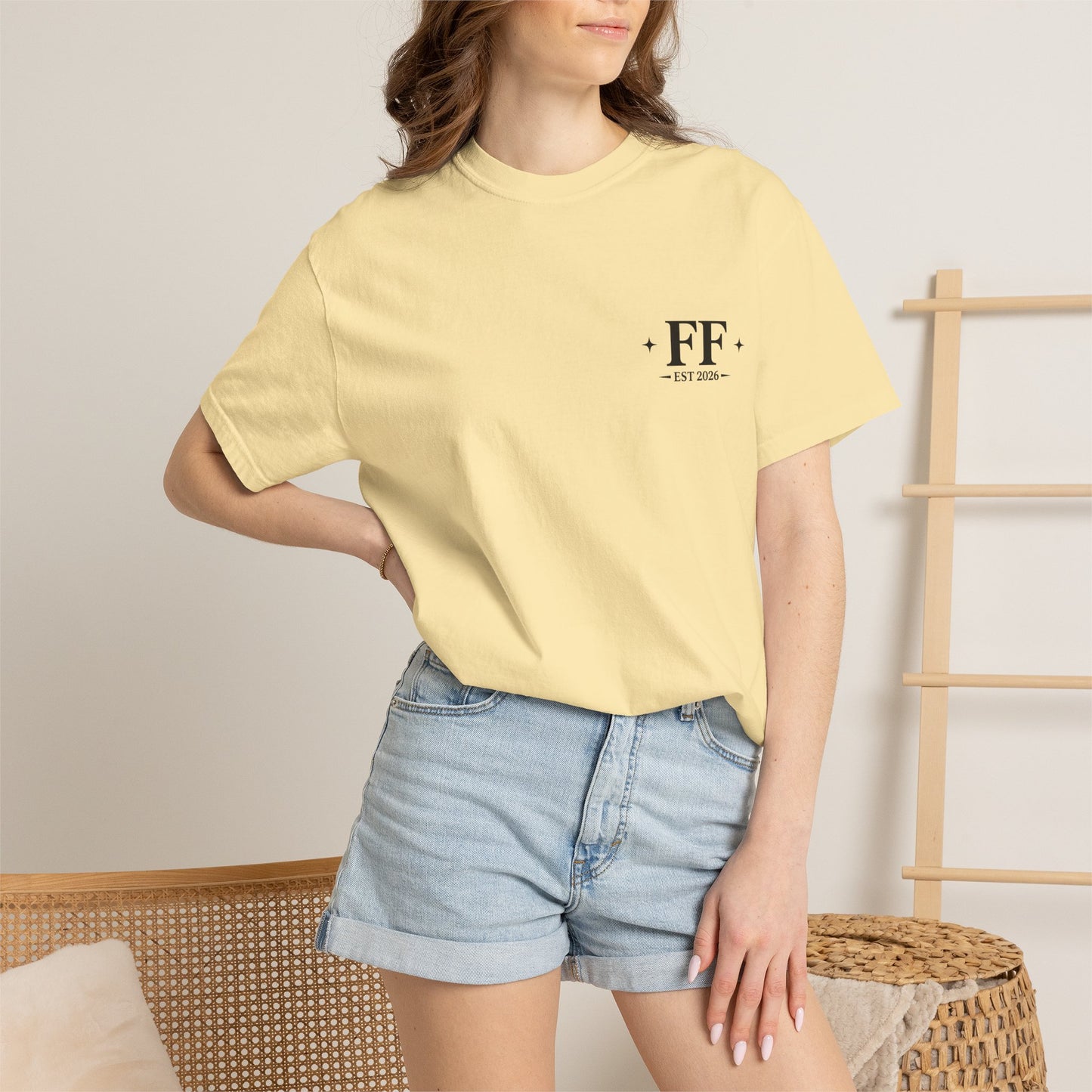 Floral Beach Vibes T-Shirt — Colorful Daisy & Palm Graphic Tee