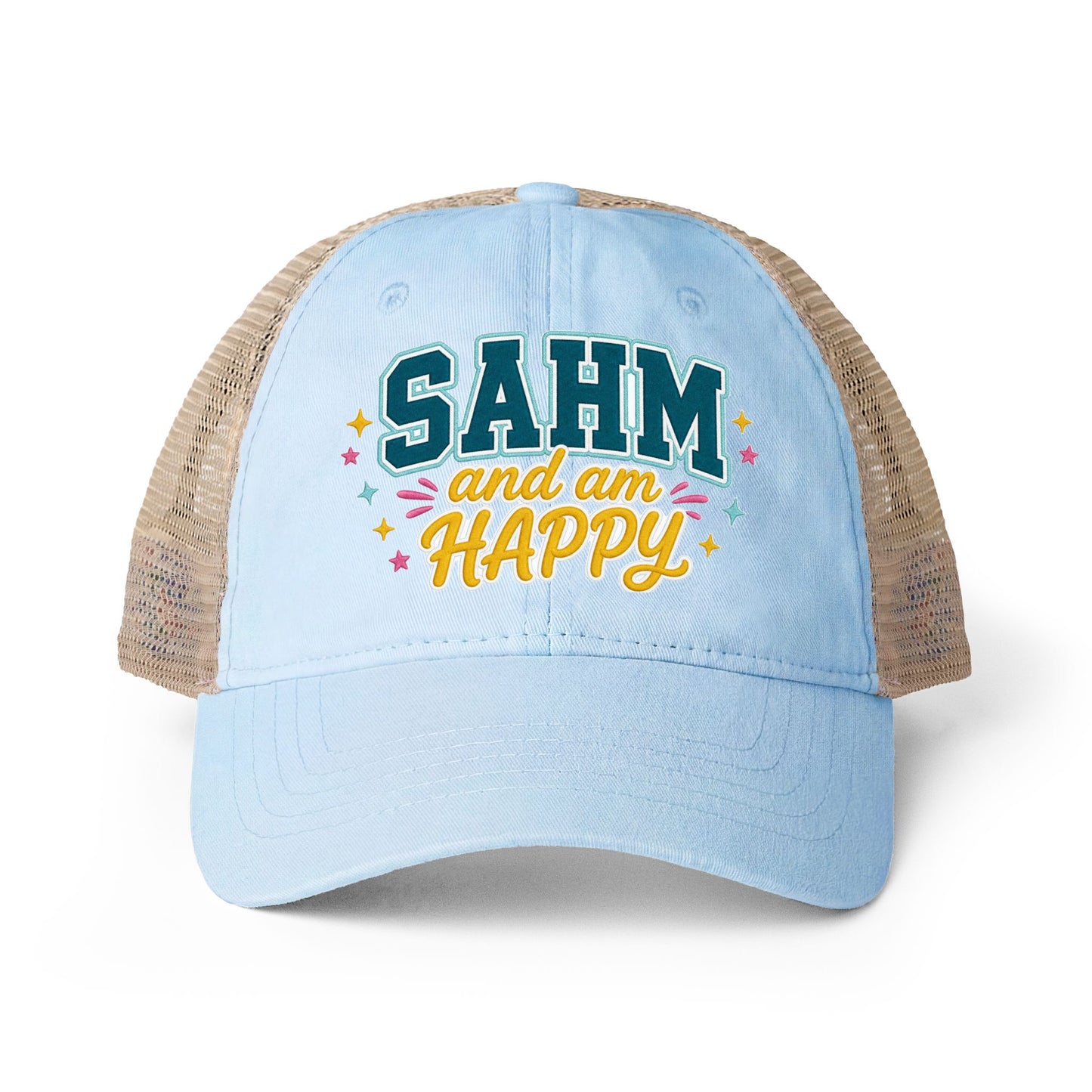 Women's Washed Mesh-Back Cap