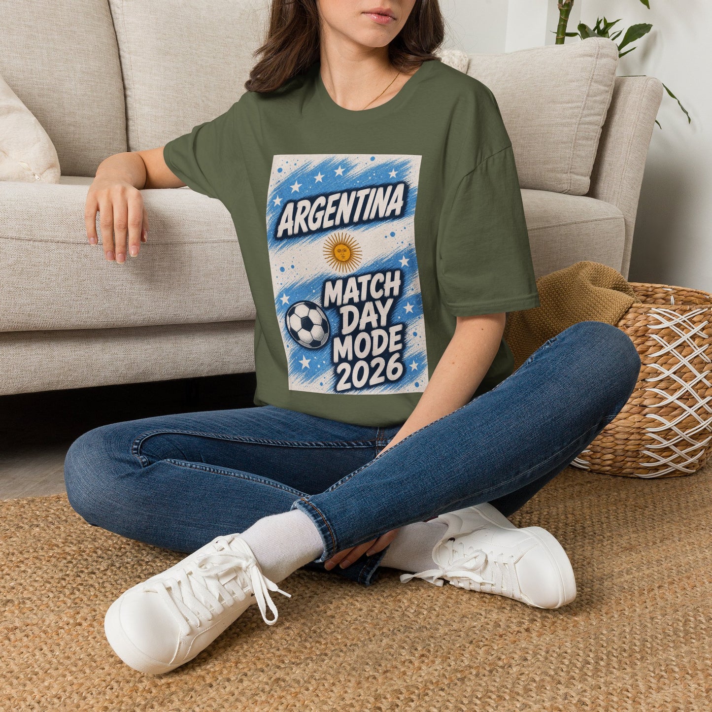 Argentina Match Day T-Shirt — Match Day Mode 2026 Soccer Fan Tee
