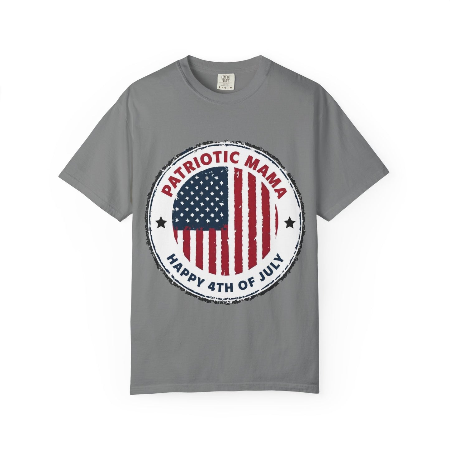 Patriotic Mama T-Shirt — Happy 4th of July American Flag Tee