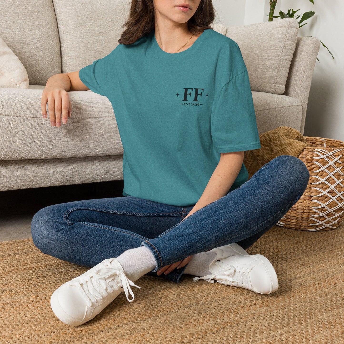 FF Est. 2026 Minimal Logo T-Shirt — Monogram Casual Tee