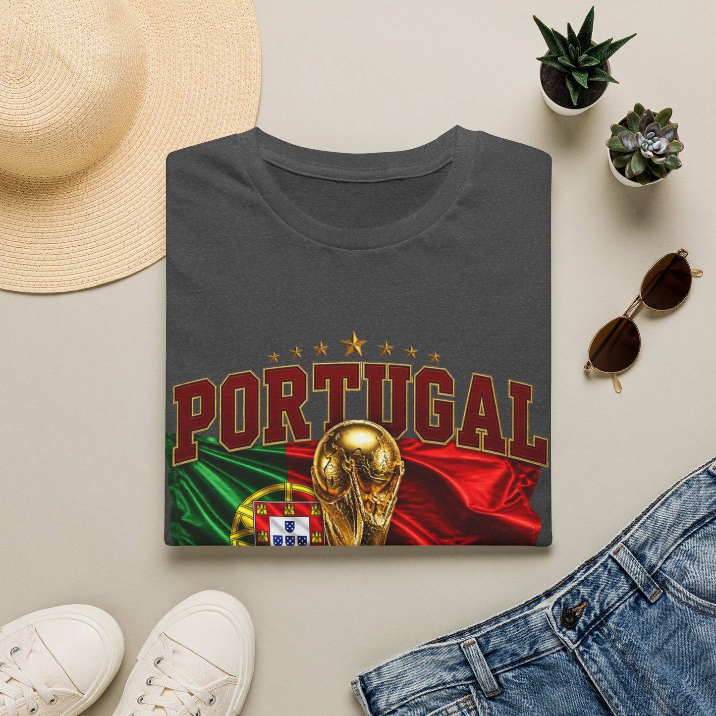 Portugal 2026 World Cup T-Shirt — Football World Trophy Tee
