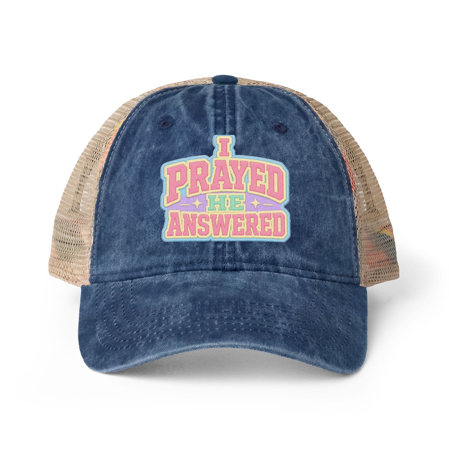 Women's Washed Mesh-Back Cap