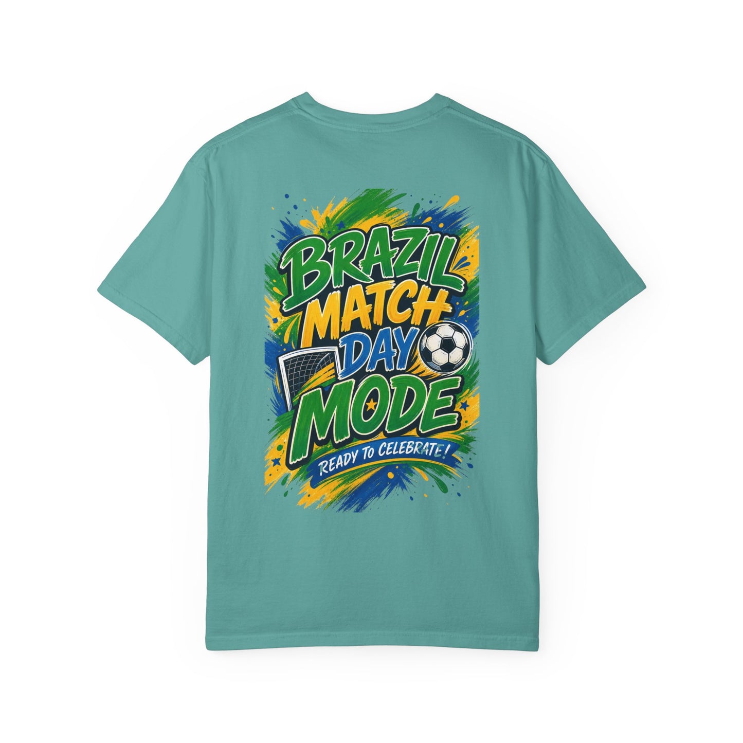 Brazil Match Day Mode T-Shirt — Soccer Fan Game Day Tee