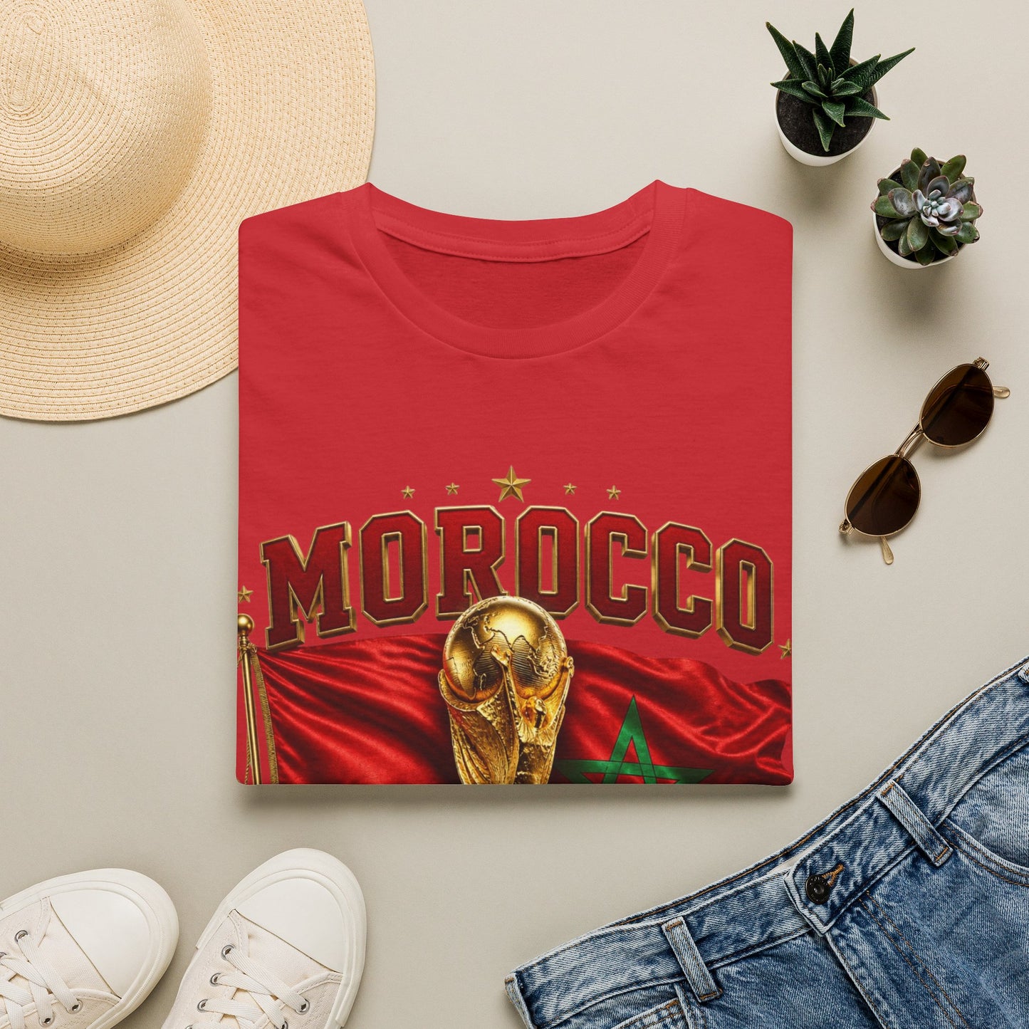 Morocco 2026 World Cup T-Shirt — Football World Cup Soccer Fan Tee