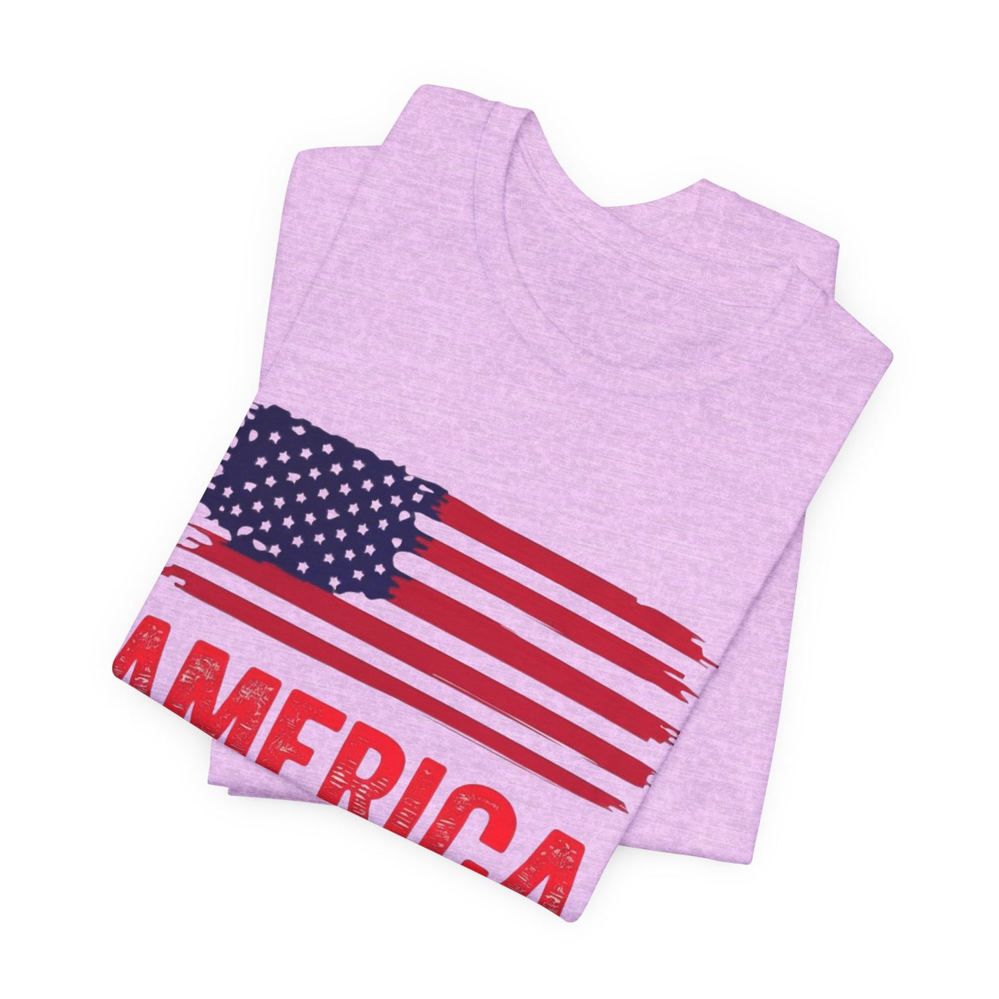 America Babe T-Shirt — Patriotic 4th of July Flag Tee