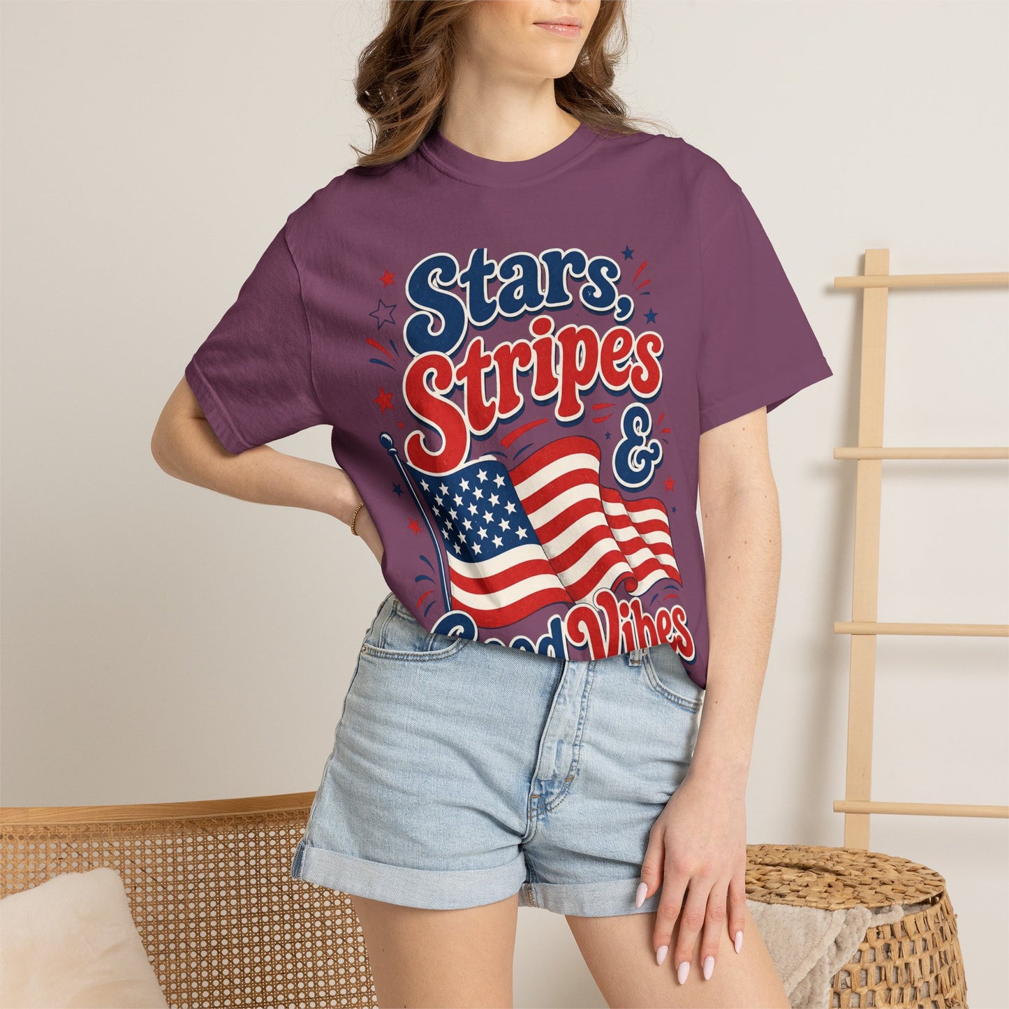 Stars, Stripes & Good Vibes T‑Shirt