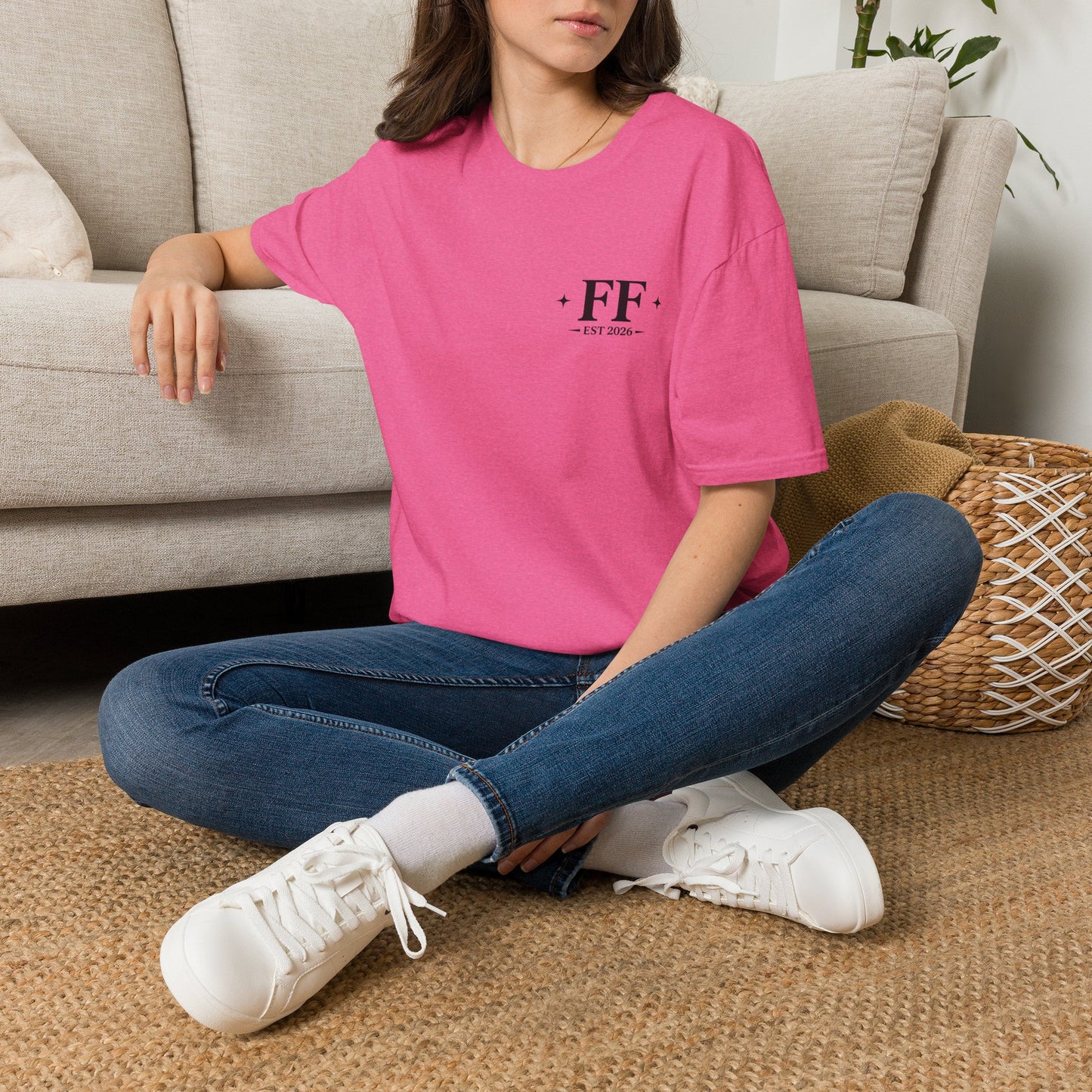 FF Est. 2026 Minimal Logo T-Shirt — Monogram Casual Tee