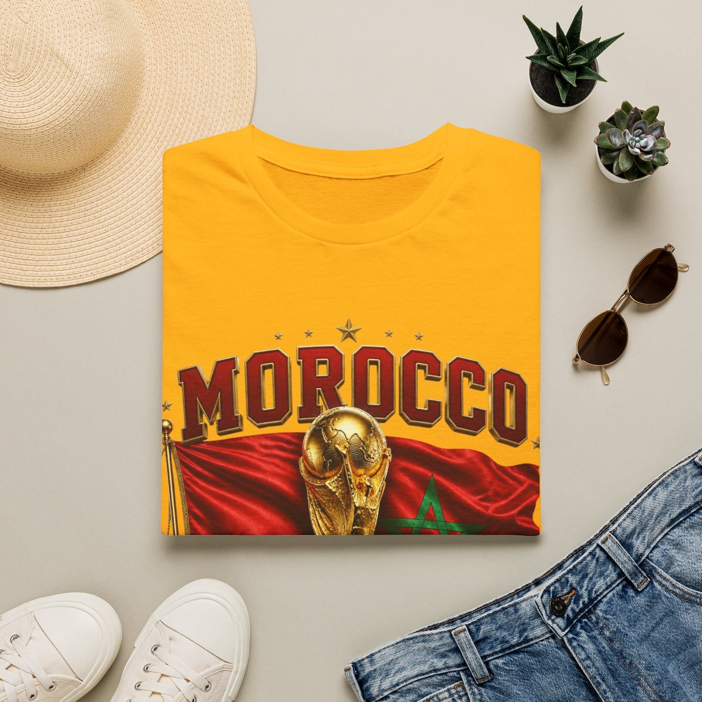 Morocco 2026 World Cup T-Shirt — Football World Cup Soccer Fan Tee