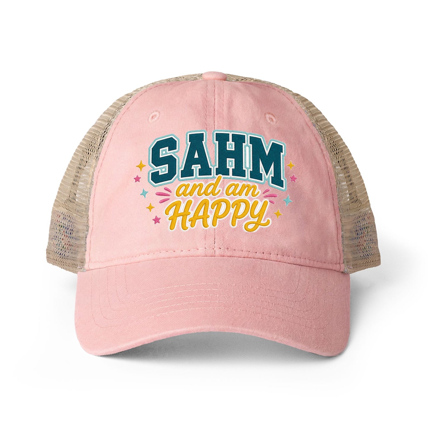 Women's Washed Mesh-Back Cap