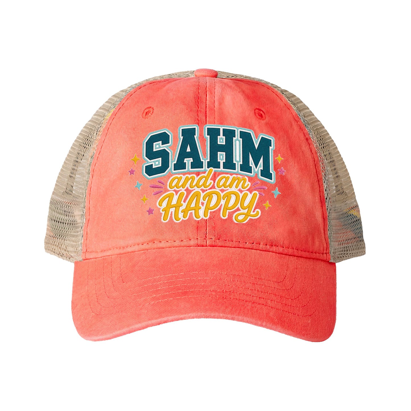 Women's Washed Mesh-Back Cap