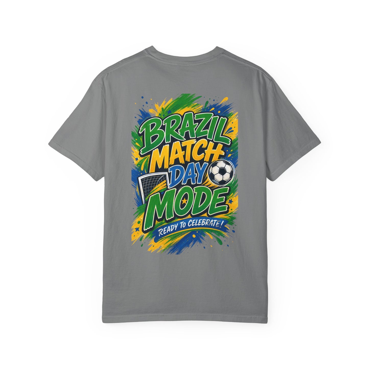 Brazil Match Day Mode T-Shirt — Soccer Fan Game Day Tee