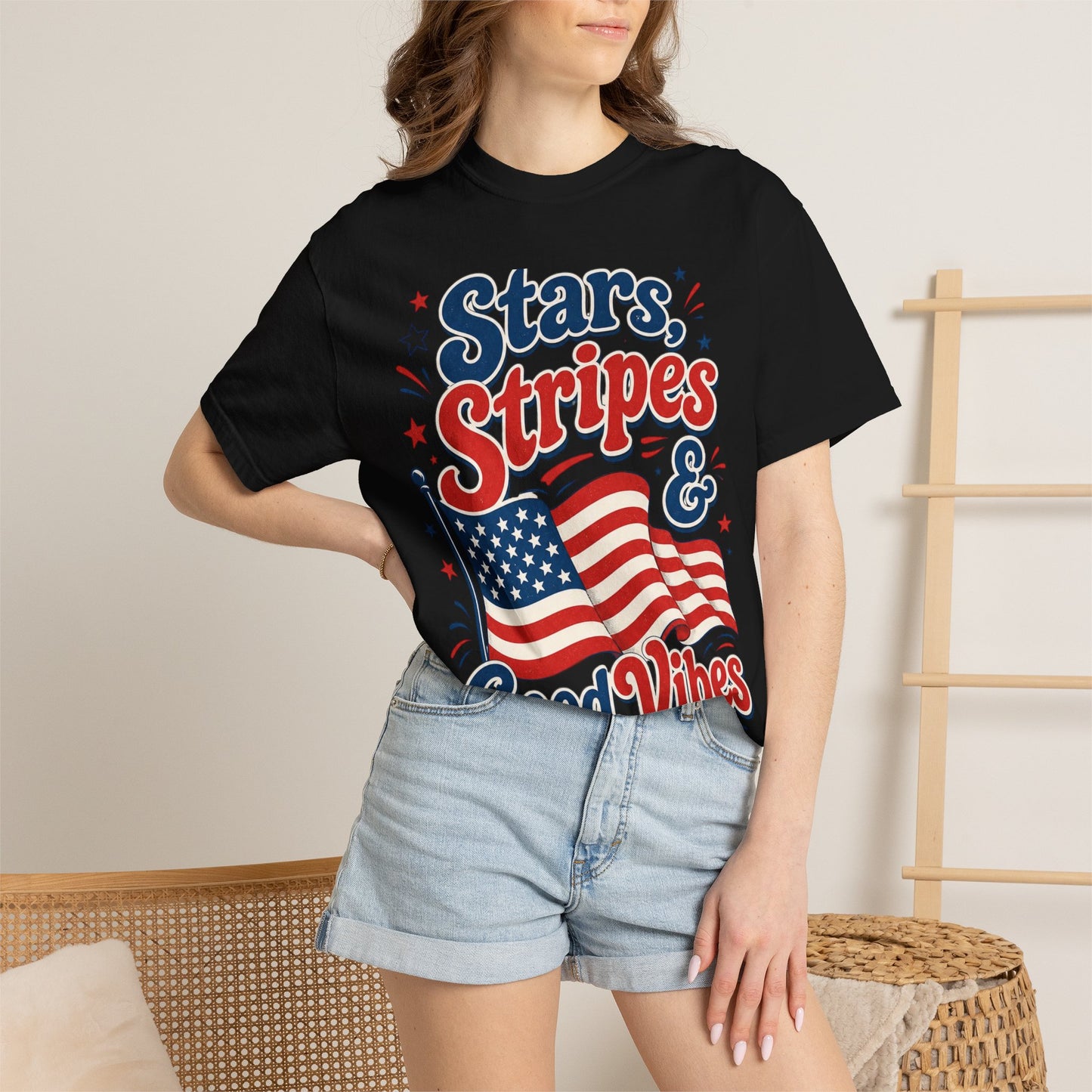 Stars, Stripes & Good Vibes T‑Shirt
